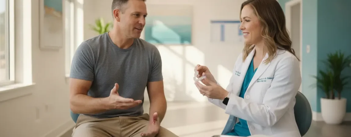 Sleep apnea consultation for military personnel with a dental sleep specialist